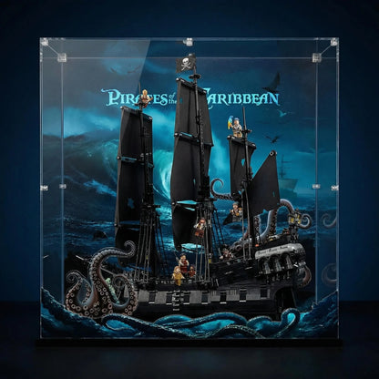 Acrylic Display Case Compatible with LEGO® Icons Captain Jack Sparrow’s Pirate Ship 10365