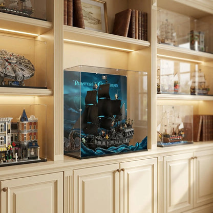 Acrylic Display Case Compatible with LEGO® Icons Captain Jack Sparrow’s Pirate Ship 10365
