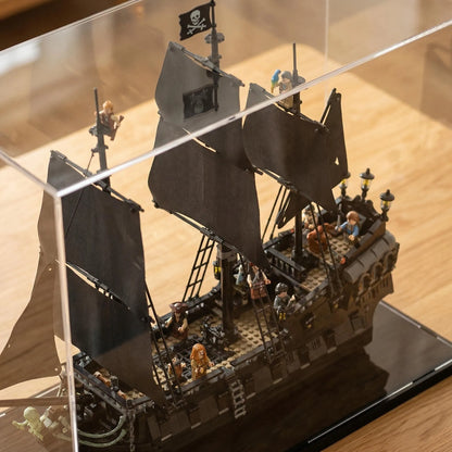 Acrylic Display Case Compatible with LEGO® Icons Captain Jack Sparrow’s Pirate Ship 10365