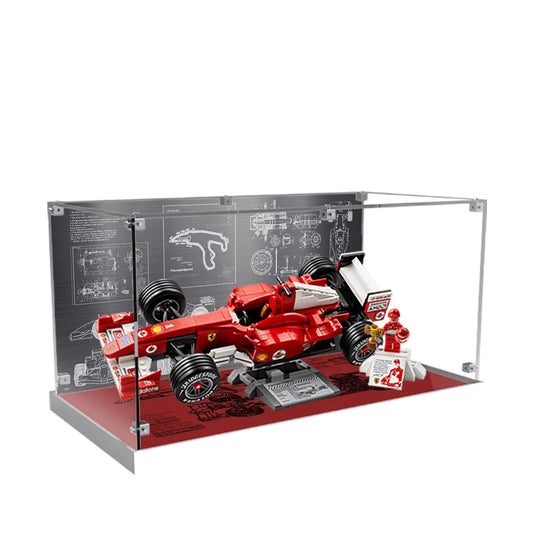 Acrylic Display Case for LEGO® Ferrari F2004 & Michael Schumacher 11375