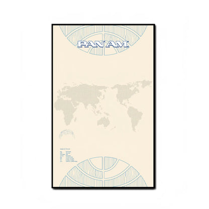 Wall Display frame for LEGO® Icons Douglas™ DC-3™ PAN AM® Airliner 11378