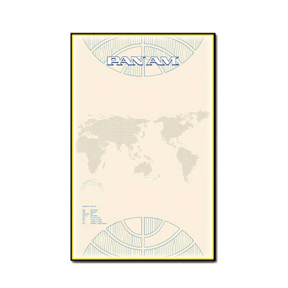 Wall Display frame for LEGO® Icons Douglas™ DC-3™ PAN AM® Airliner 11378