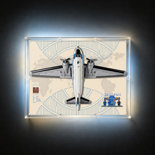 Wall Display Case for LEGO® Icons Douglas™ DC-3™ PAN AM® Airliner 11378