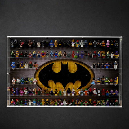 124 LEGO DC Minifigures Wall Display Case