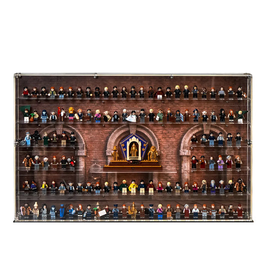 92 LEGO Minifiguren Wandvitrine