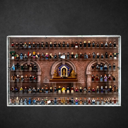 92 LEGO Minifiguren Wandvitrine
