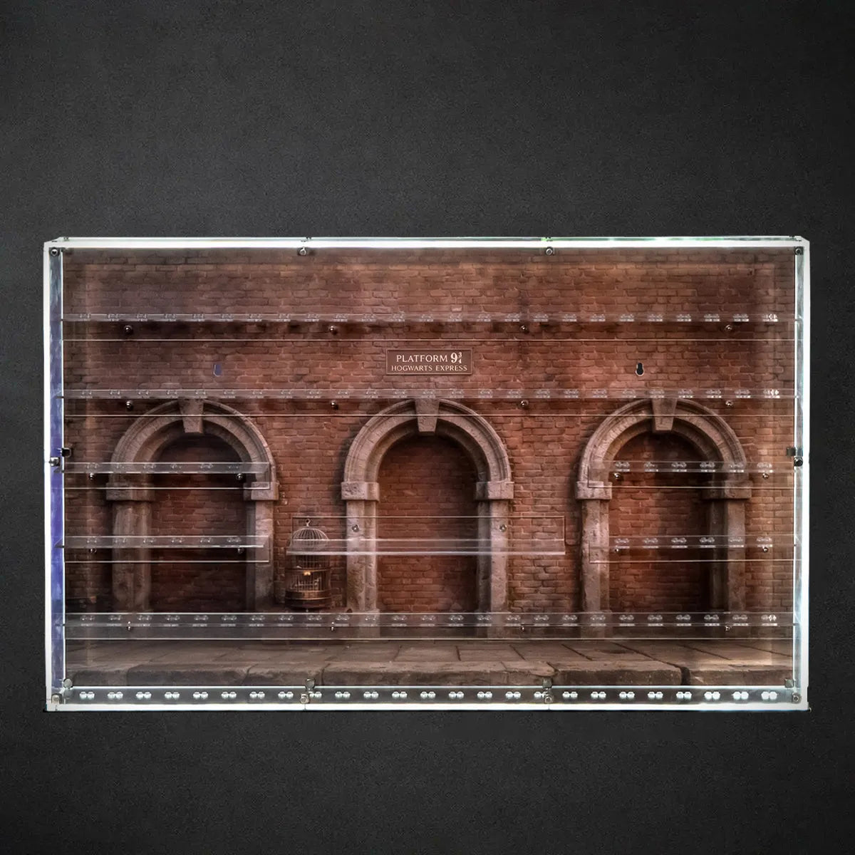 92 LEGO Minifiguren Wandvitrine