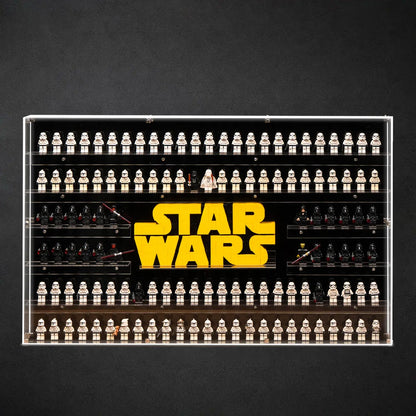 124 LEGO® Star Wars™ Minifigures Wall Display Case