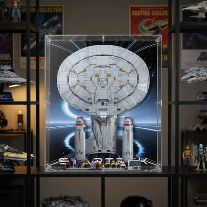 Acrylic Display Case Compatible with LEGO® Icons Star Trek: U.S.S. Enterprise NCC-1701-D™ 10356