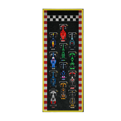Wandmontierter Displayrahmen, kompatibel mit der LEGO® Speed ​​Champions F1-Serie