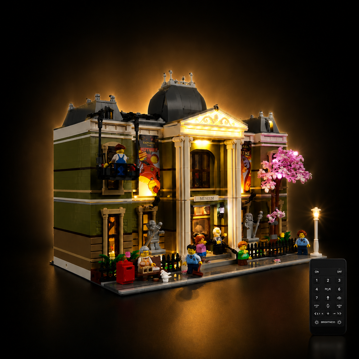 Premium-Wanddisplay kompatibel mit LEGO® Technic™ McLaren F1 42141 Stil D