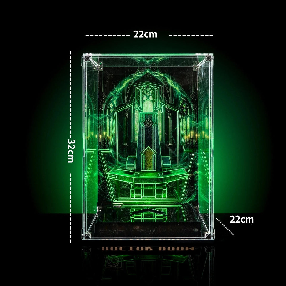 LEGO® 76345 Doctor Doom™ Bust LED & UV Printing Display Case