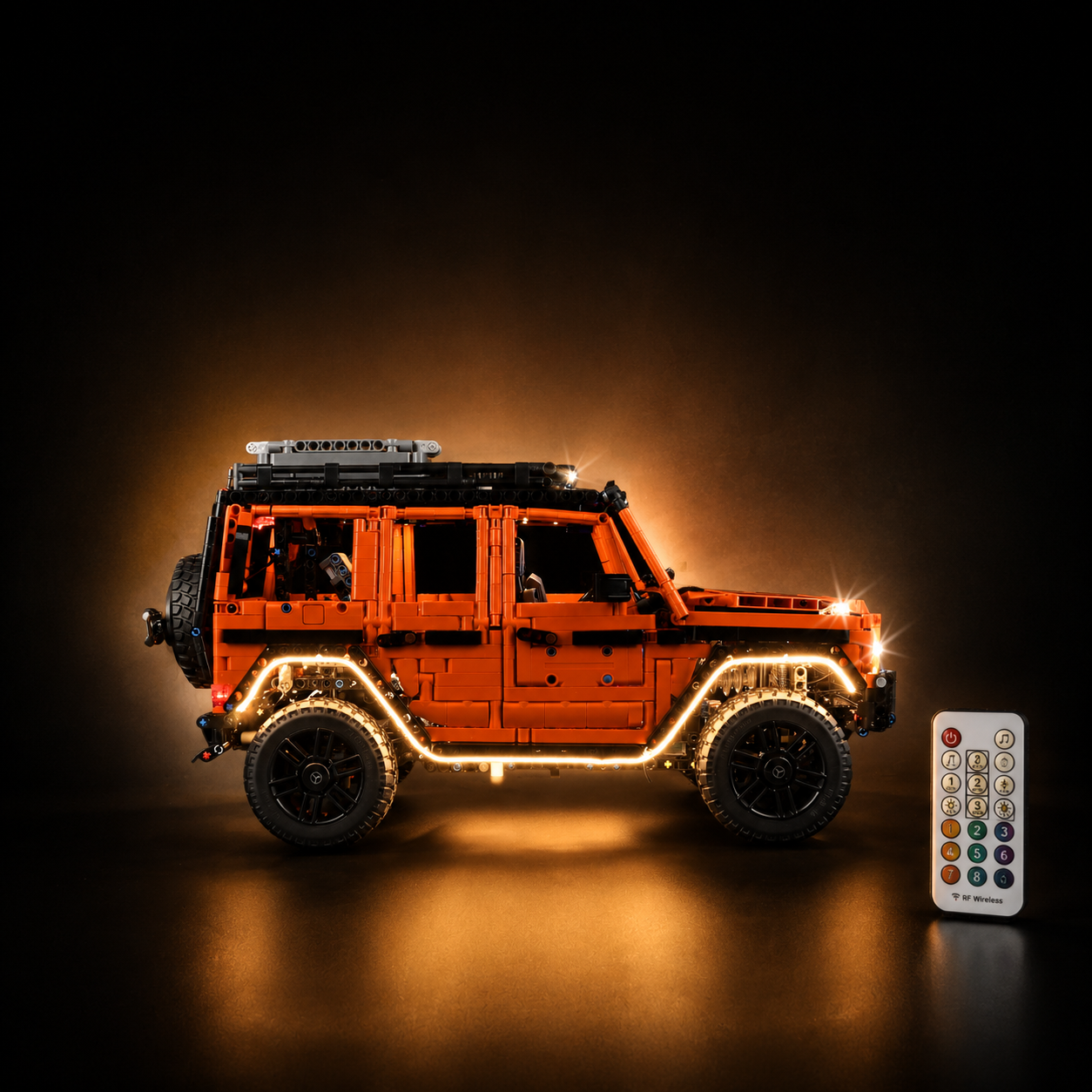 Premium-Wanddisplay kompatibel mit LEGO® Technic™ McLaren F1 42141 Stil D