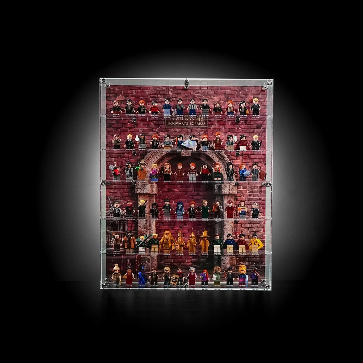 72-Stud LEGO® Harry Potter™ Minifigure Wall Display Case