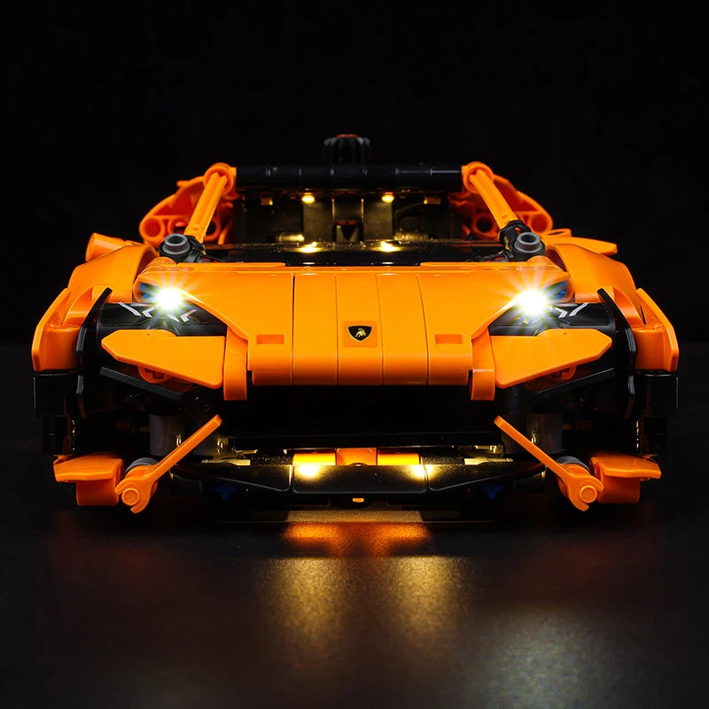 LED Light Kit for LEGO® Technic™ Lamborghini Huracán Tecnica Orange 42196