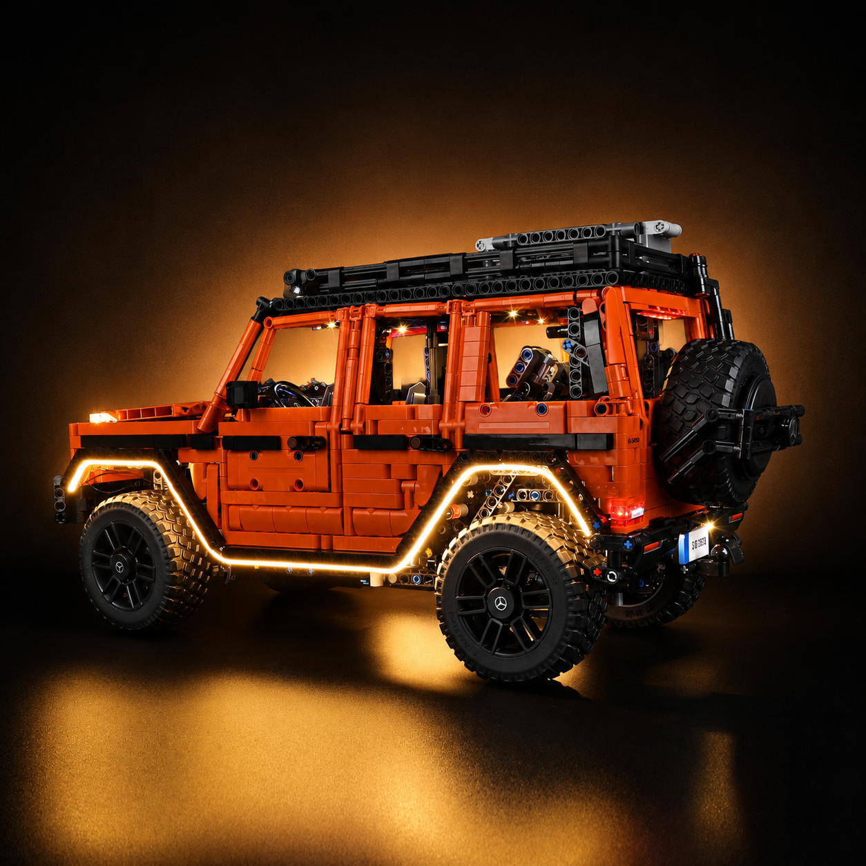 Premium-Wanddisplay kompatibel mit LEGO® Technic™ McLaren F1 42141 Stil D