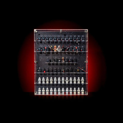 72-Stud LEGO® Star Wars™ Minifigure Wall Display Case
