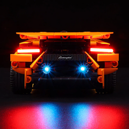 LED Light Kit for LEGO® Technic™ Lamborghini Huracán Tecnica Orange 42196