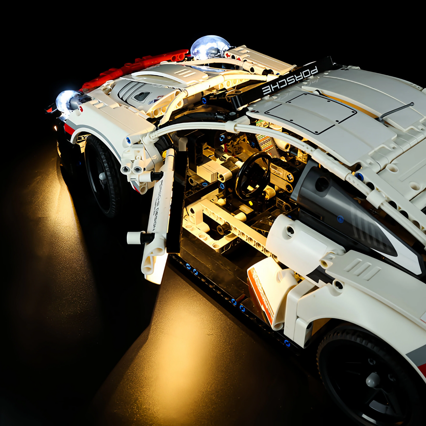 Premium-Wanddisplay kompatibel mit LEGO® Technic™ McLaren F1 42141 Stil D