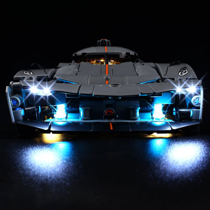 Premium-Wanddisplay kompatibel mit LEGO® Technic™ McLaren F1 42141 Stil D