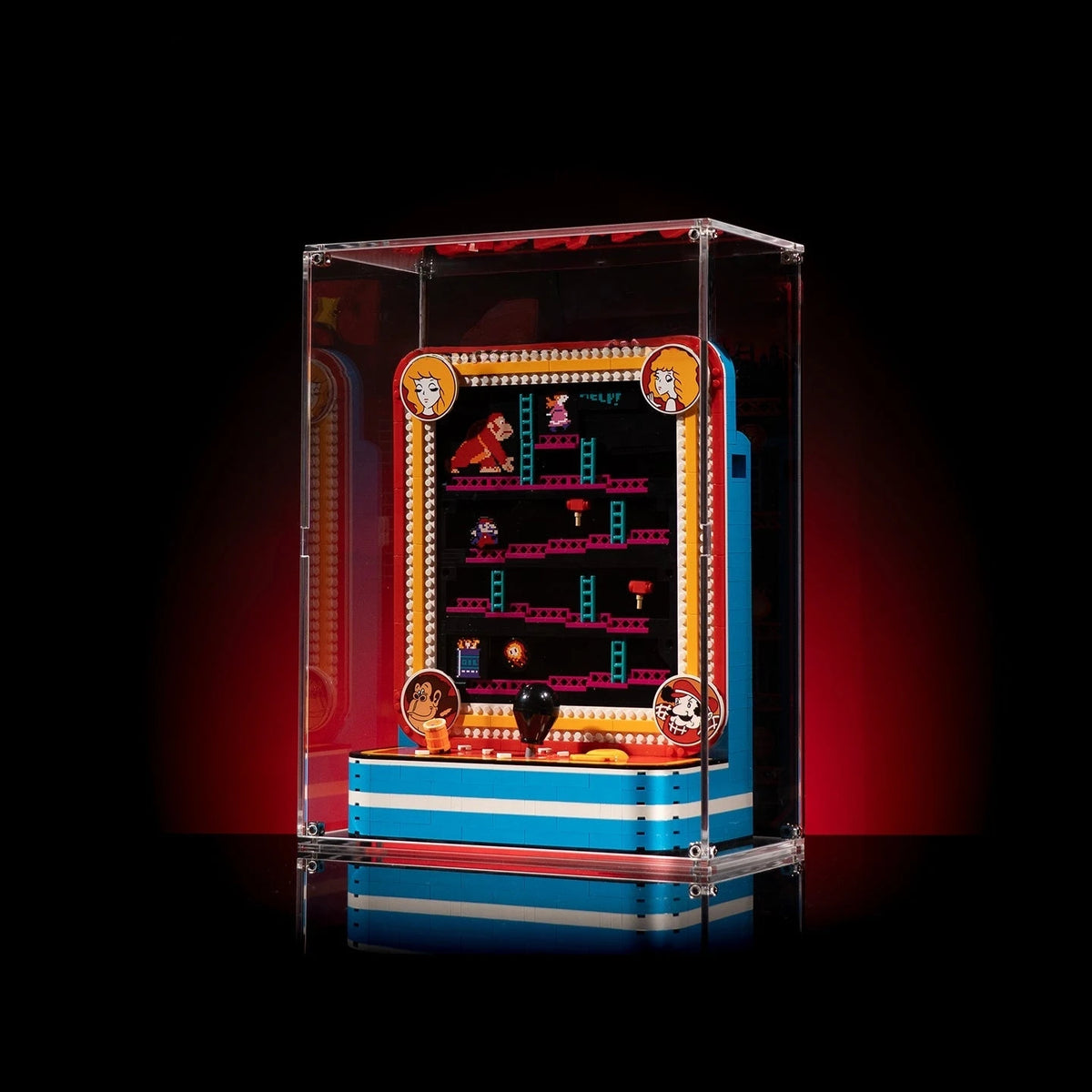 LEGO® Donkey Kong Arcade 72051 LED & UV Printing Display Case