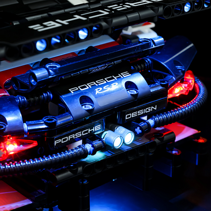 Premium-Wanddisplay kompatibel mit LEGO® Technic™ McLaren F1 42141 Stil D