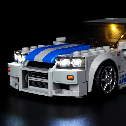 LED Light Kit for LEGO® Speed Champions Nissan Skyline GT-R R34 76917