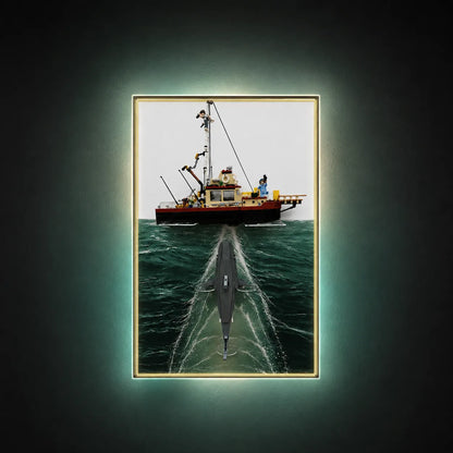 Wall Display Frame for LEGO® Ideas Jaws 21350