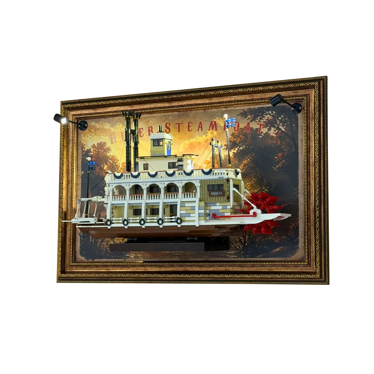 Wanddisplayrahmen kompatibel mit Lego® Peugeot 42156