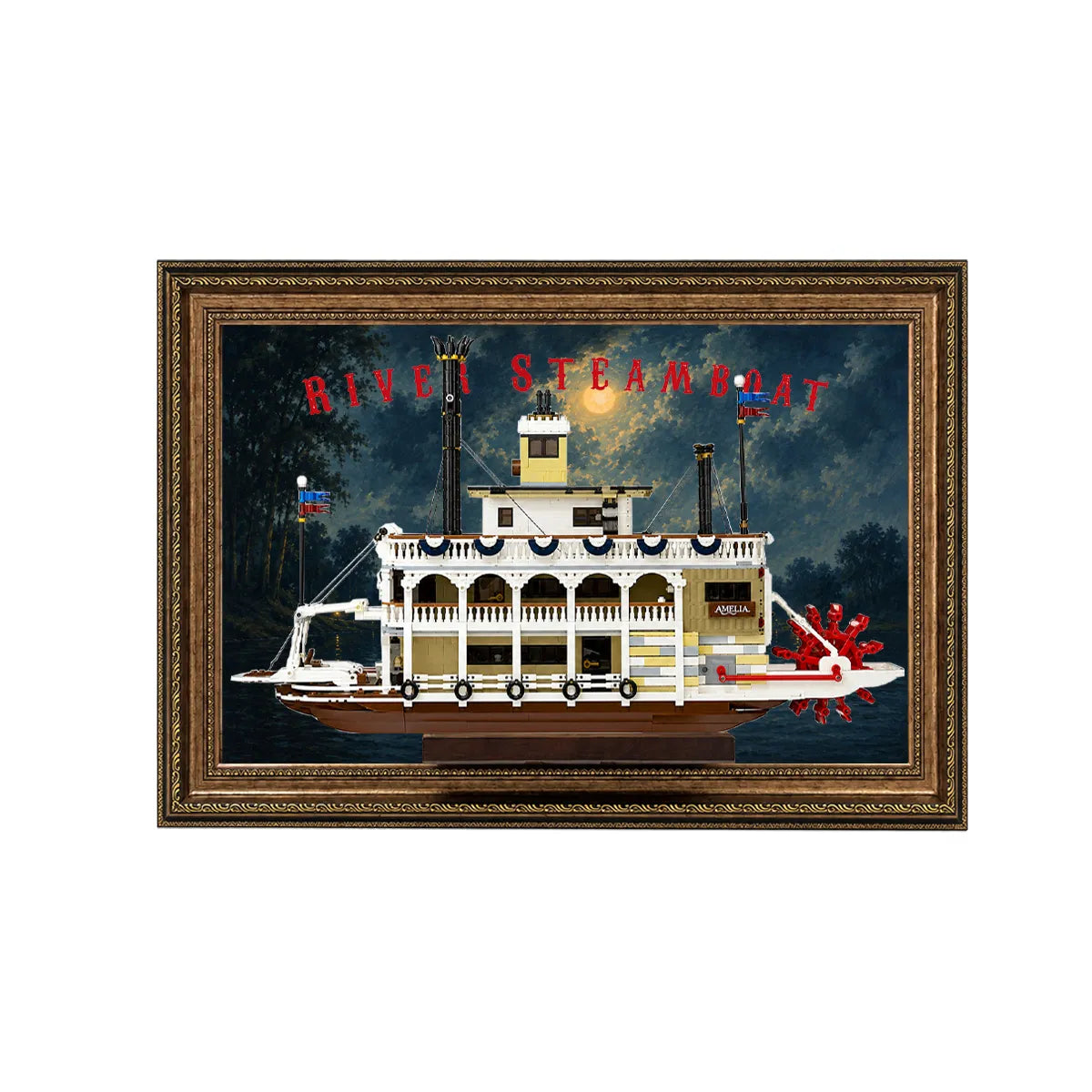 Wanddisplayrahmen kompatibel mit Lego® Peugeot 42156