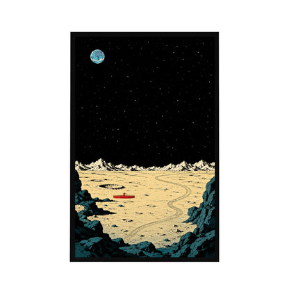 Wall Display Frame for LEGO® Ideas Tintin® Moon Rocket 21367