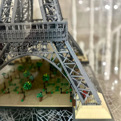 LEGO® Icons 10307 Eiffel Tower Floating Stand with LED Lights & Paris City Map