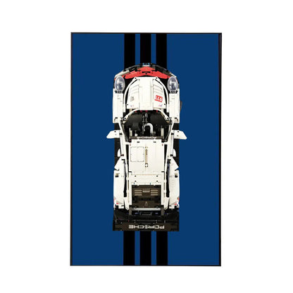 Premium-Wandhalterung für den LEGO® Technic™ Porsche 911 RSR 42096