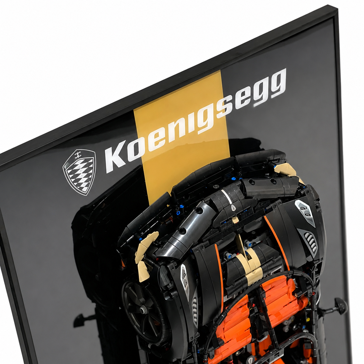 Premium-Wanddisplay kompatibel mit LEGO® Technic™ McLaren F1 42141 Stil D