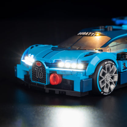 LED Light Kit for LEGO® Speed Champions Bugatti Vision GT 77253