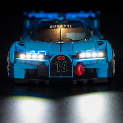LED Light Kit for LEGO® Speed Champions Bugatti Vision GT 77253