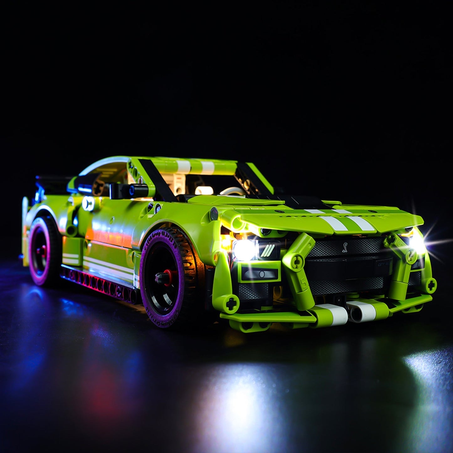 Premium-Wanddisplay kompatibel mit LEGO® Technic™ McLaren F1 42141 Stil D
