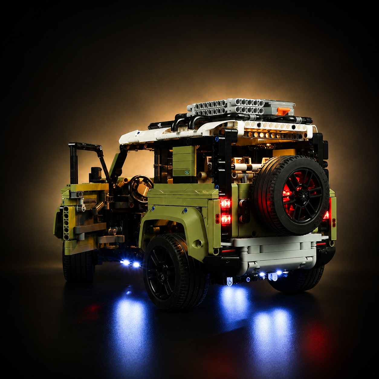 Premium-Wanddisplay kompatibel mit LEGO® Technic™ McLaren F1 42141 Stil D