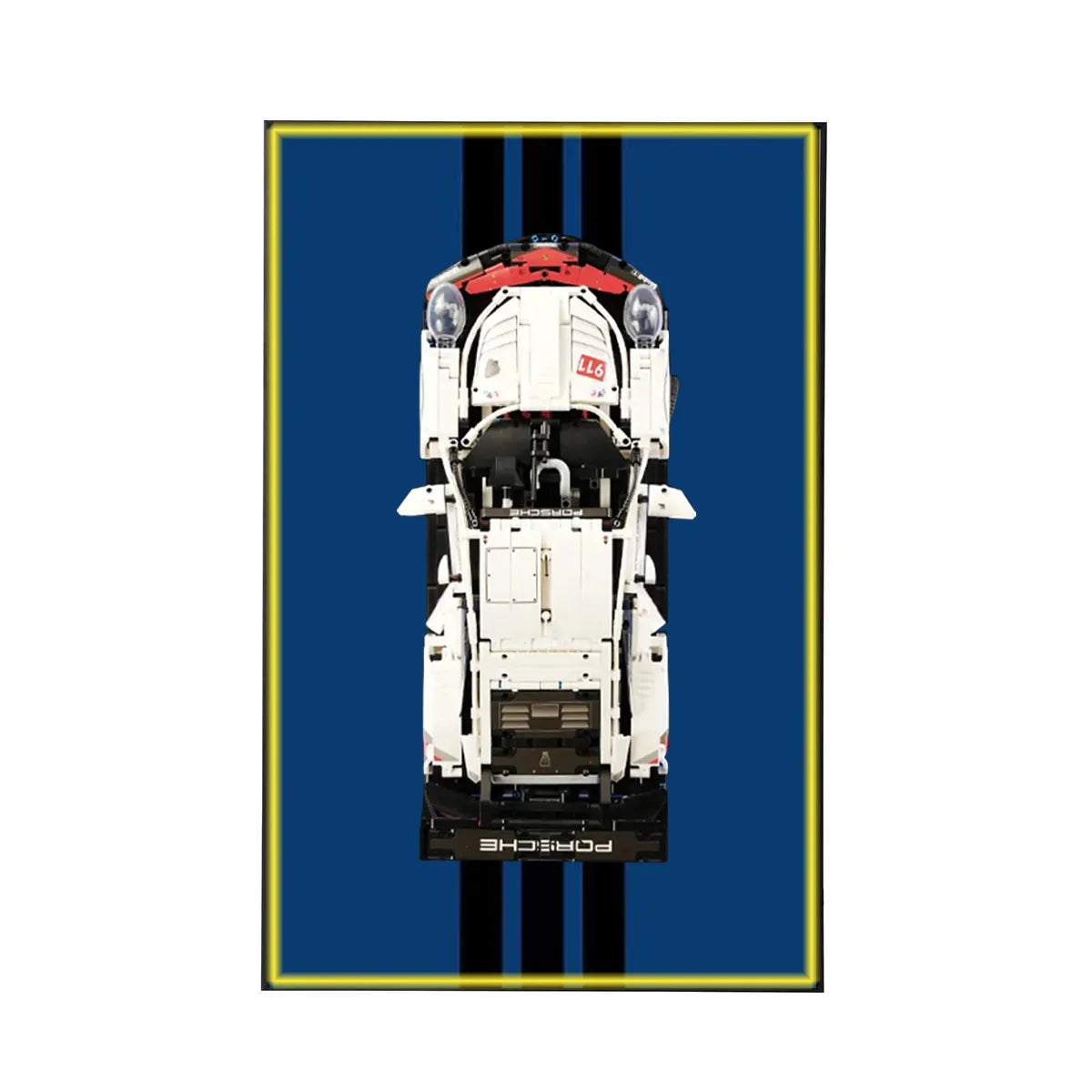 Premium-Wandhalterung für den LEGO® Technic™ Porsche 911 RSR 42096