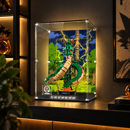 Display Case Compatible with LEGO® Dragon Ball: Shenron & Goku 11390