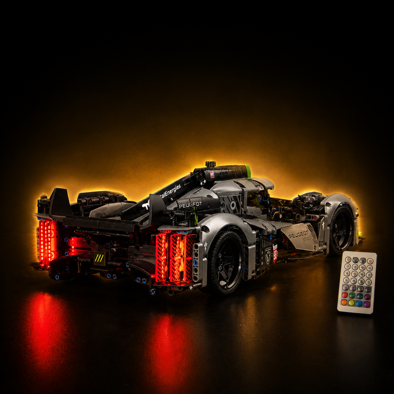 Premium-Wanddisplay kompatibel mit LEGO® Technic™ McLaren F1 42141 Stil D