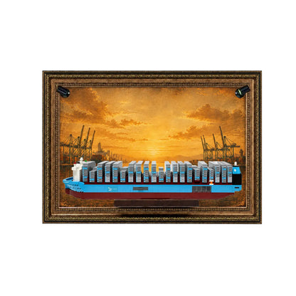 Wall Display Frame for LEGO® Maersk Dual-Fuel Container Vessel 40955