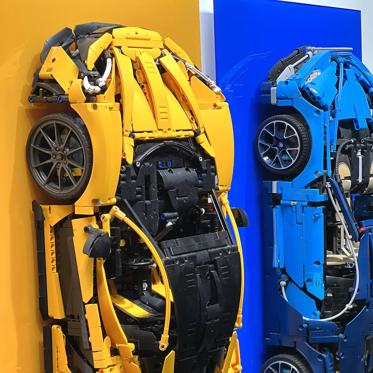 Wandhalterung Displayrahmen kompatibel mit LEGO® Lamborghini Sian 42115 Stil D