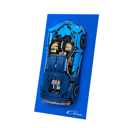 Wandhalterung Displayrahmen kompatibel mit LEGO® Lamborghini Sian 42115 Stil D