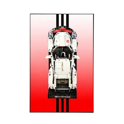 Premium-Wandhalterung für den LEGO® Technic™ Porsche 911 RSR 42096