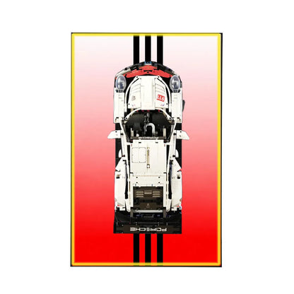 Premium-Wandhalterung für den LEGO® Technic™ Porsche 911 RSR 42096