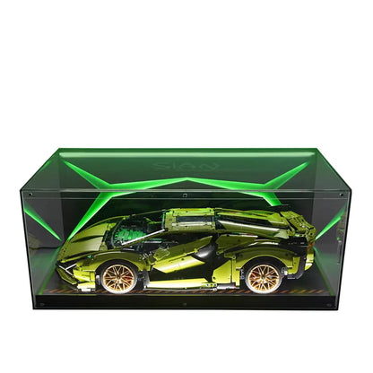 Collector Acrylic Display Case Compatible with LEGO® Technic Supercars
