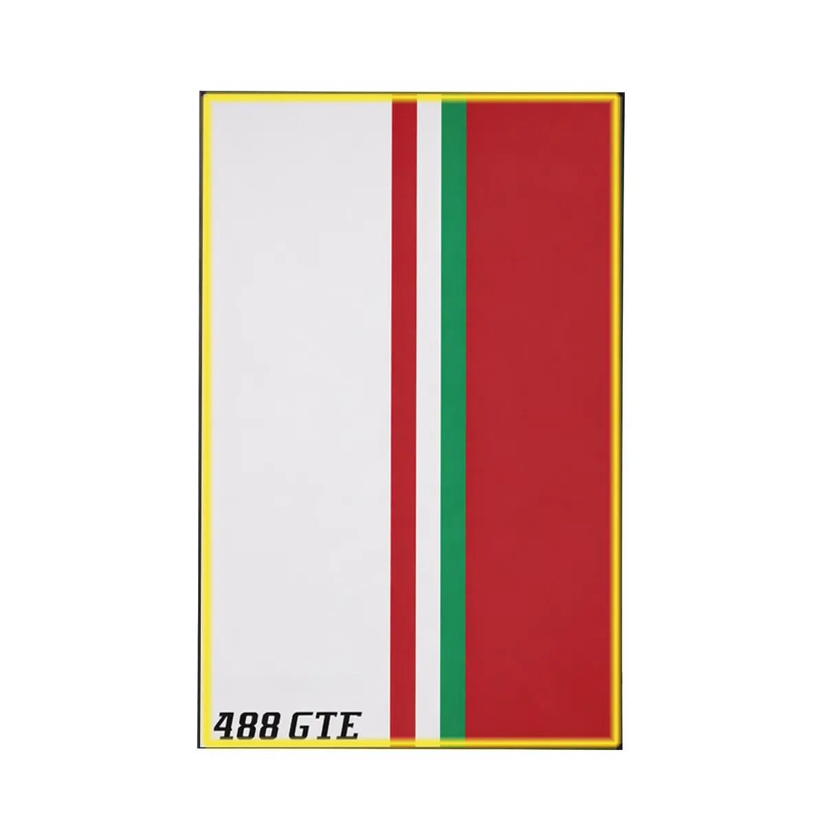 Wall Display Frame for LEGO® Technic™ Ferrari 488 GTE 42125 | Italian Tricolore