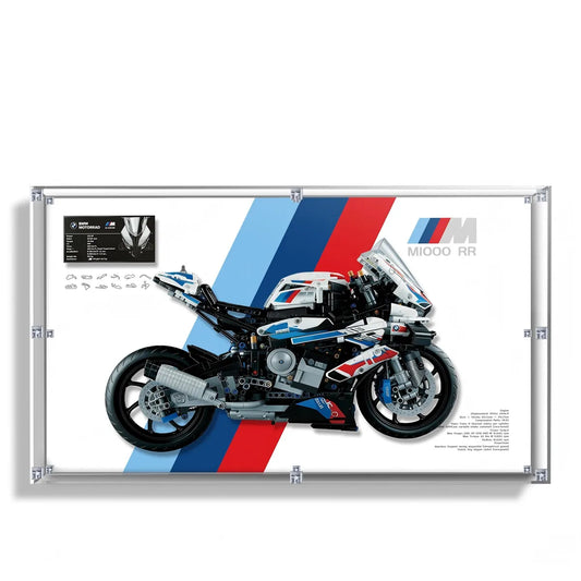Wall Display Case for LEGO® Technic™ Motorcycle
