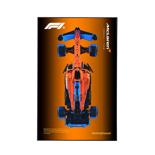 Premium Wall Display Compatible with LEGO® Technic™ McLaren F1 42141 Style B